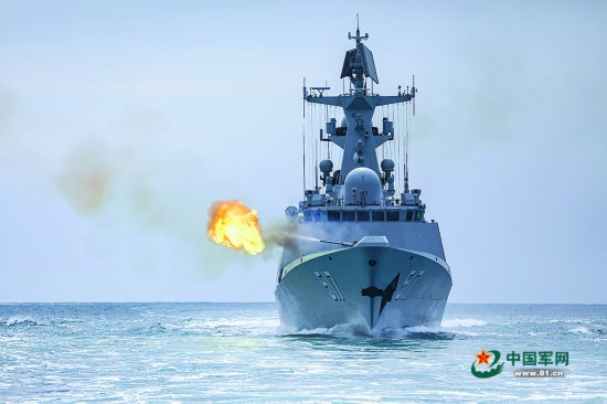 砺兵大洋&mdash;&mdash;海军某支队舰艇编队训练掠影