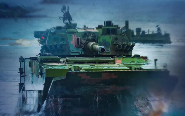 海陆铁骑！05式两栖突击车高清画面来了！