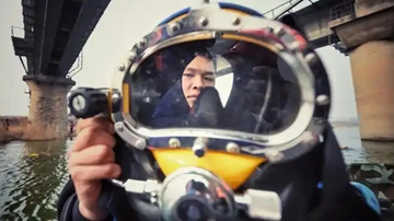 人机协同，他们给水下桥梁&ldquo;做体检&rdquo;