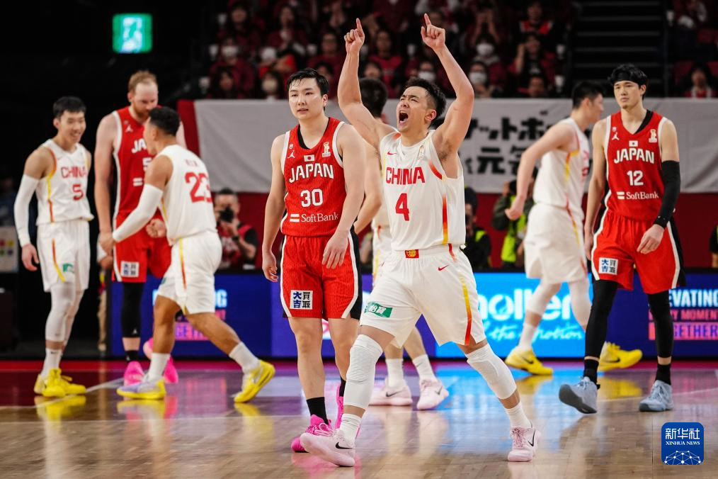 篮球世界杯预选赛：中国队胜日本队
