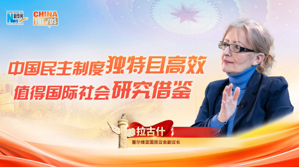 塞尔维亚国民议会副议长：中国民主制度独特且高效 值得国际社会研究借鉴